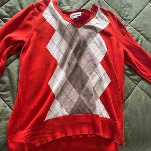 Argyle sweater